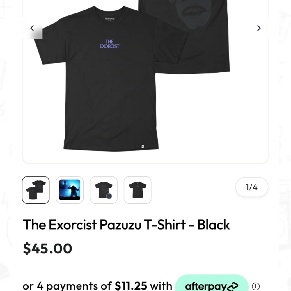 The Exorcist Pazuzu Graphic Tee - Black